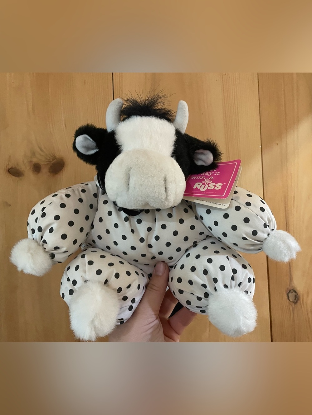 🐱 VINTAGE RUSS Bessie Plush Cow